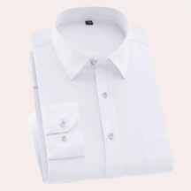 Thomas – Klassiek Heren Overhemd met Lange Mouwen en Slim Fit Pasvorm