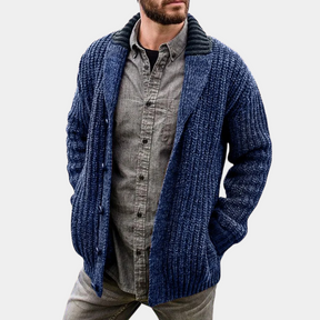 Matteo - Comfortabel Heren Vest met Rustieke Breipatronen