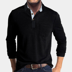 Jorden - Heren Lange Mouwen Polo Shirt