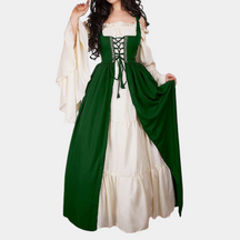 Katherine - Elegante Middeleeuwse Jurk met Korset en Vloeiende rok