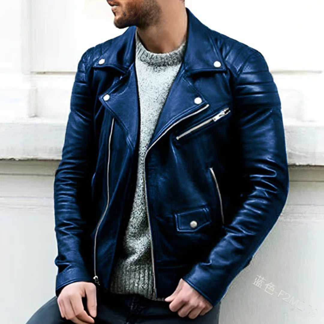 Heren Klassieke Biker Jas | Stoere Stijl