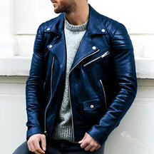 Heren Klassieke Biker Jas | Stoere Stijl