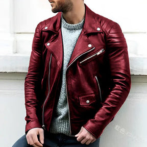 Heren Klassieke Biker Jas | Stoere Stijl