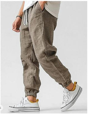 Elliot - Heren Casual Linnen Jogger Broek