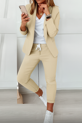 Dames Blazer en Joggingbroek Set | Comfortabele & Stijlvolle