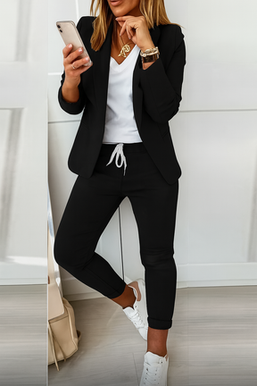 Dames Blazer en Joggingbroek Set | Comfortabele & Stijlvolle