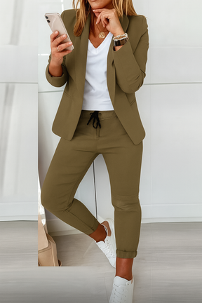 Dames Blazer en Joggingbroek Set | Comfortabele & Stijlvolle