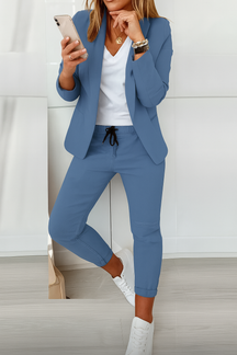 Dames Blazer en Joggingbroek Set | Comfortabele & Stijlvolle