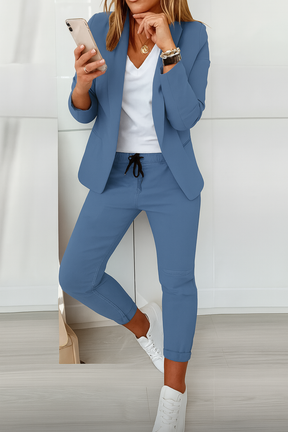 Dames Blazer en Joggingbroek Set | Comfortabele & Stijlvolle