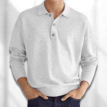Heren Lange Mouw Polo Shirt | Comfort Fit
