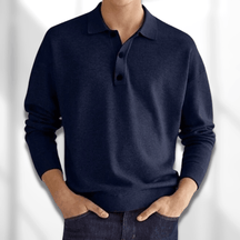 Heren Lange Mouw Polo Shirt | Comfort Fit