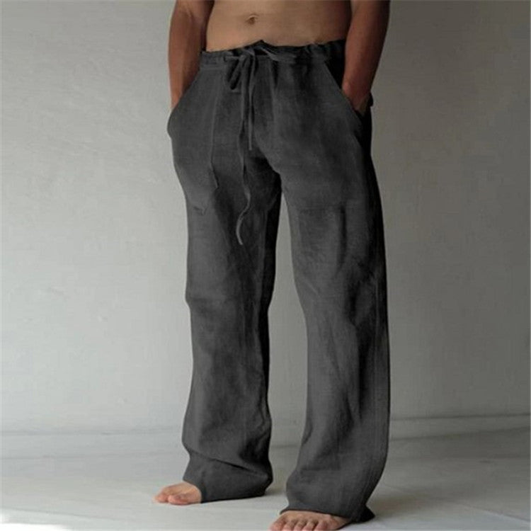 Heren Relaxte Wijde Broek |Trekkoord Comfort
