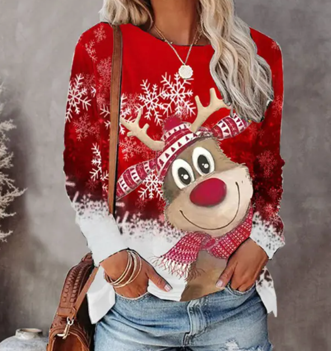 Dames Kerst Gebreide Trui | Warm & Relaxed