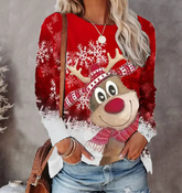 Dames Kerst Gebreide Trui | Warm & Relaxed