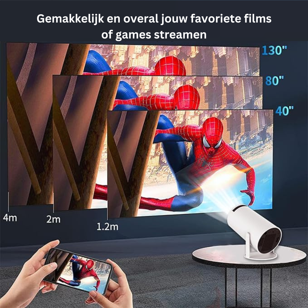 CineLux - High-Definition Smart Projector met Tot 4K Resolutie