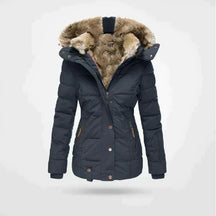 Dames Warme Puffer Jas Dikke Winterjas | met Capuchon en Bontvoering