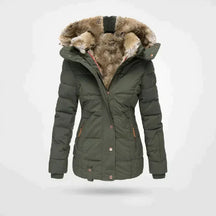 Dames Warme Puffer Jas Dikke Winterjas | met Capuchon en Bontvoering