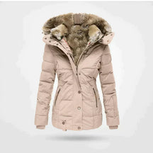Dames Warme Puffer Jas Dikke Winterjas | met Capuchon en Bontvoering