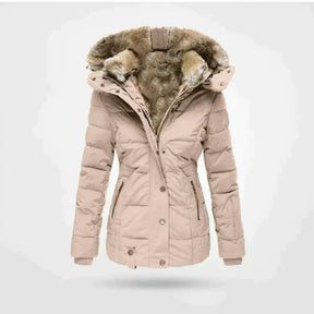 Dames Warme Puffer Jas Dikke Winterjas | met Capuchon en Bontvoering