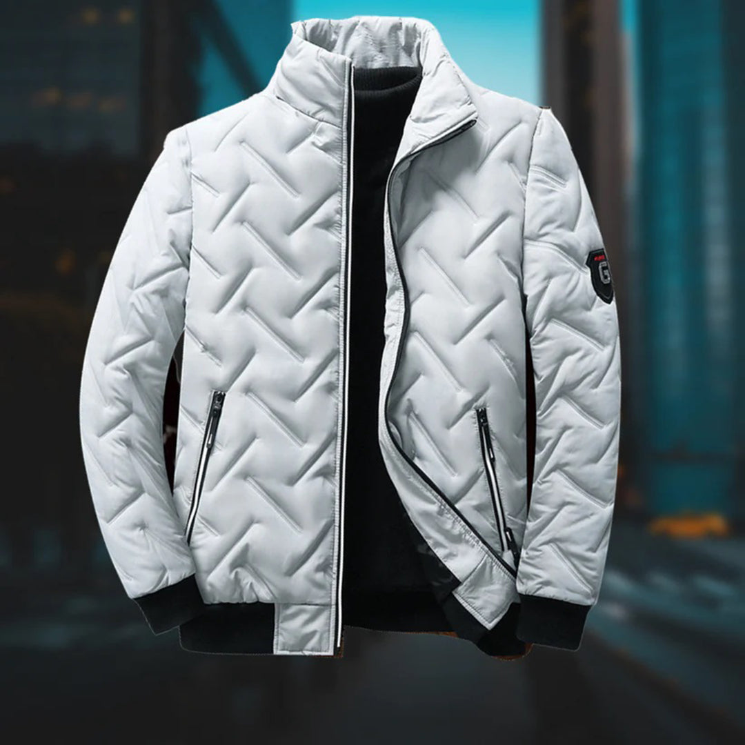 Herenjas Regular Fit Winddicht voor Mannen | Modieuze Buitenstijl | Comfortabel en Ademend