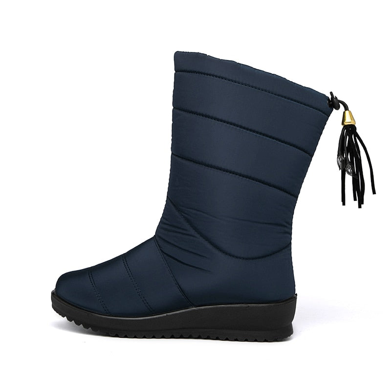 WinterWarm - Gevoerde Waterdichte Snowboots voor Dames