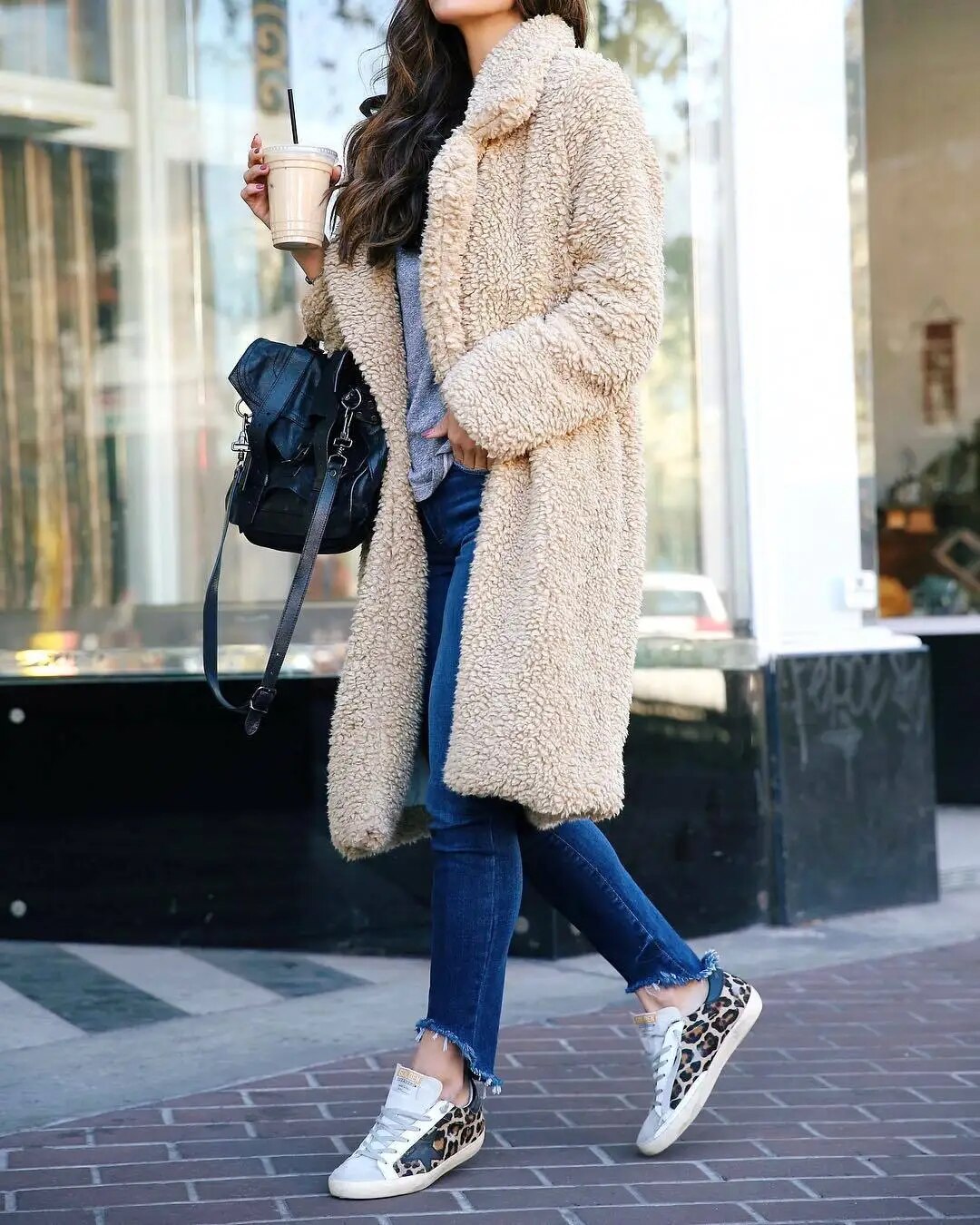 Dames Lange Mouwen Winterjas | Zacht & Warm
