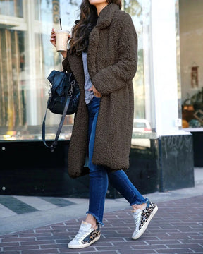 Dames Lange Mouwen Winterjas | Zacht & Warm