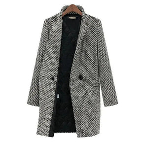 Lang gebreid jasje voor dames | Warm
