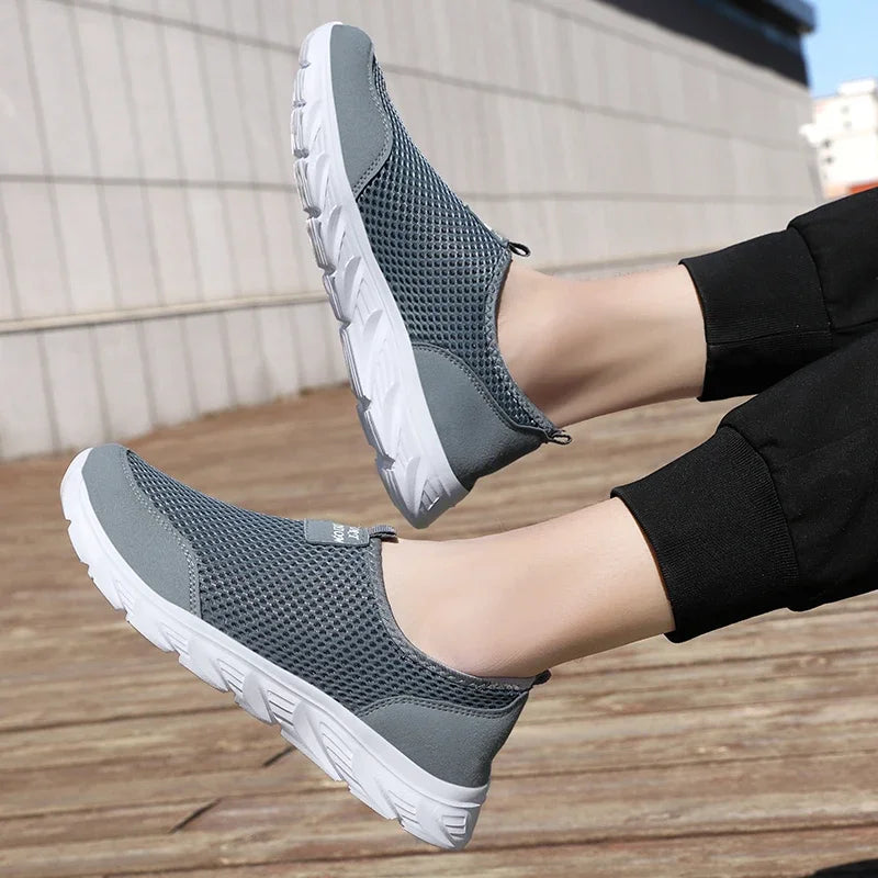 Heren Slip-On Hardloopschoenen | Ademend Mesh Lichte EVA Zool