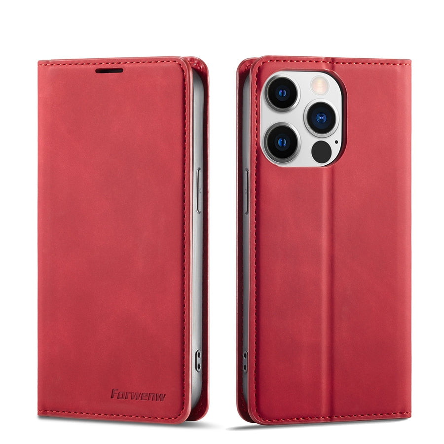 LeatherFold - Luxe Wallet Case voor Smartphones