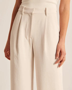 Stijlvolle Hoge Taille Wijde Broek | Verfijnde Afwerking