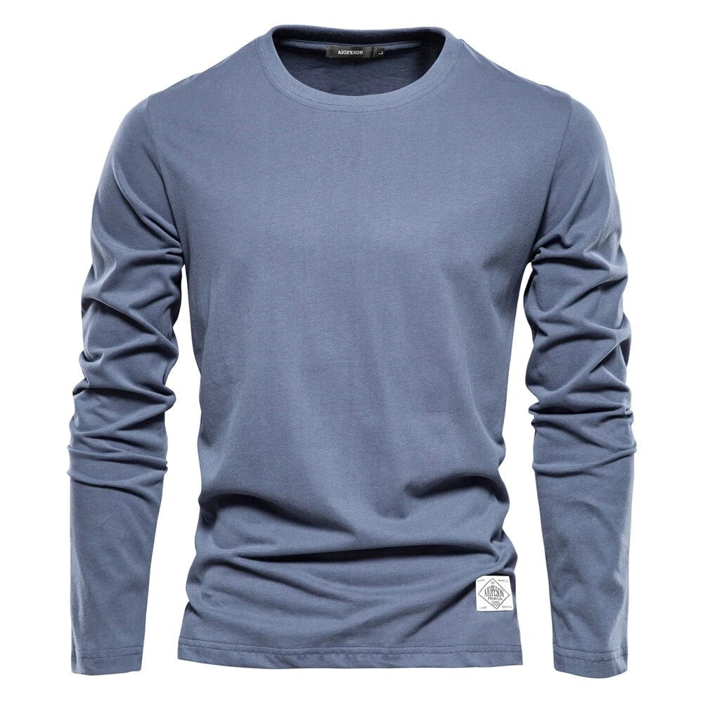 ComfortFit - Stretch T-Shirt met Lange Mouwen en Ademend Materiaal