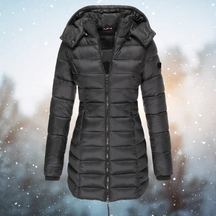 Dames Lange Pufferjas met Capuchon | Warme & Stijlvolle Winterjas