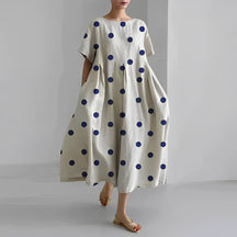 FloralFinesse - Kleurrijke Maxi Jurk met Bloemenprint