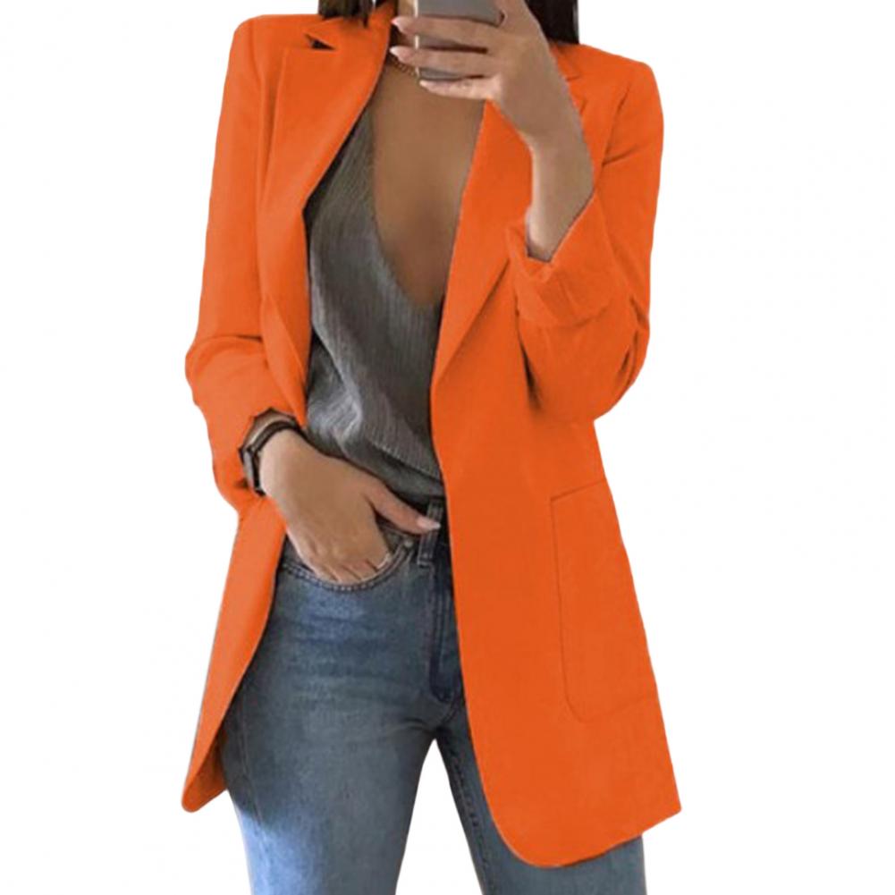 Dames Lange Elegante Blazer | Slim Fit
