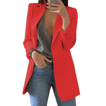 Dames Lange Elegante Blazer | Slim Fit