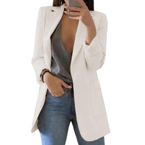 Dames Lange Elegante Blazer | Slim Fit
