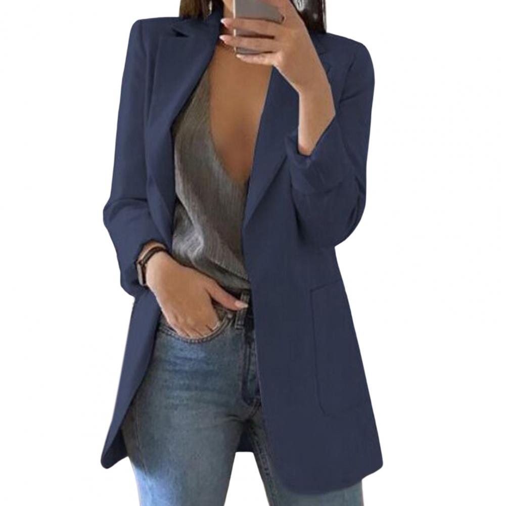 Dames Lange Elegante Blazer | Slim Fit