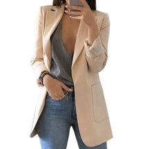 Dames Lange Elegante Blazer | Slim Fit