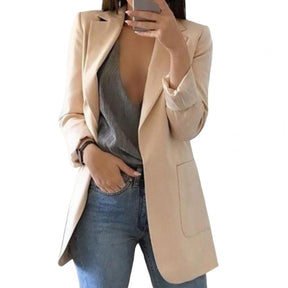 Dames Lange Elegante Blazer | Slim Fit