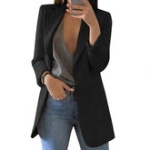 Dames Lange Elegante Blazer | Slim Fit