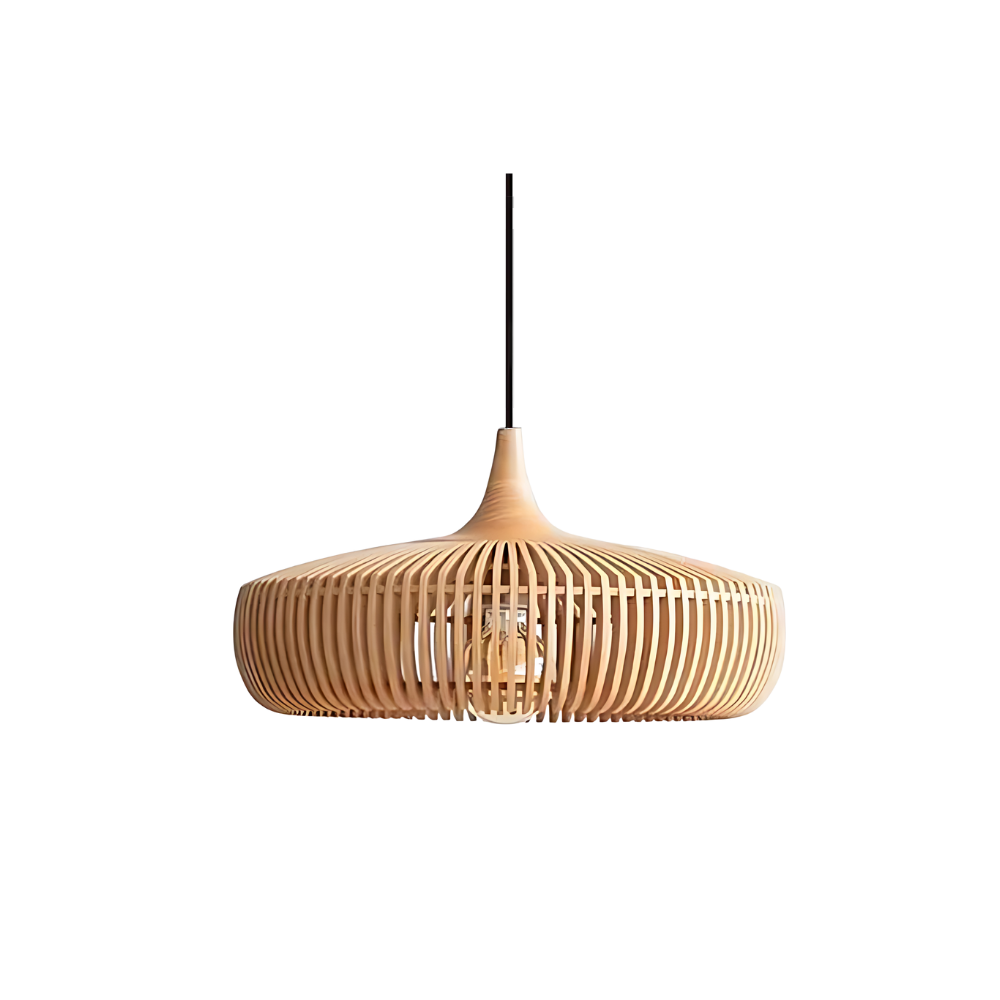 NatureLight - Stijlvolle Houten Hanglamp voor Sfeerverlichting