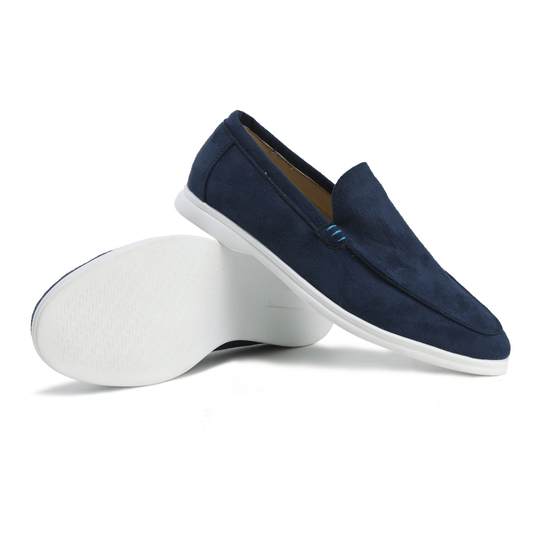 Refined Elegance - Luxe Suede Loafers