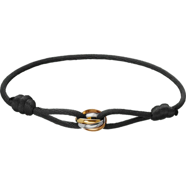 KnotStyle - Minimalistisch Touw Armband met Gekleurde Ringen voor een Stijlvolle Touch