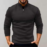 Heren Half-Zip Wintertrui | Warme Pullover met Lange Mouwen