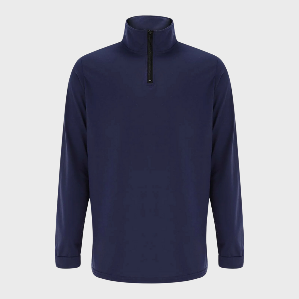 Heren Half-Zip Wintertrui | Warme Pullover met Lange Mouwen