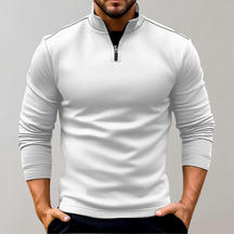 Heren Half-Zip Wintertrui | Warme Pullover met Lange Mouwen
