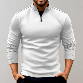 Heren Half-Zip Wintertrui | Warme Pullover met Lange Mouwen