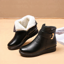 Dames Warme Enkellaarsjes met Bontvoering | Comfortabele Winterschoenen
