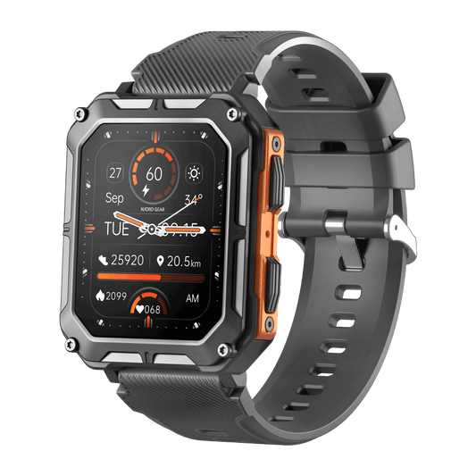 FitnessTracker - Militaire Robuuste Smartwatch